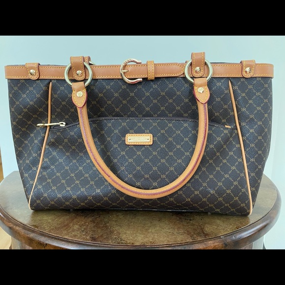 Rioni Bags Rioni Two Tone Leather Tote Poshmark